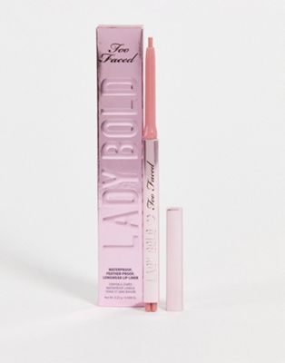 Too Faced Lady Bold Demi-Matte Long-Wear Lip Liner - Lead The Way