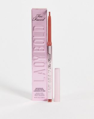 Too Faced Lady Bold Demi-Matte Long-Wear Lip Liner - Limitless Life-Pink