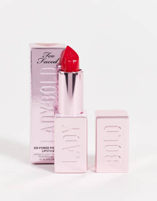 Too Faced - Lady Bold Em-Power - Creme-Lippensift mit Pigmenten - Unafraid-Rot