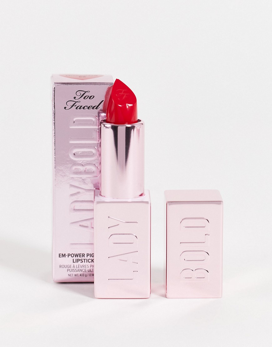 Too Faced Lady Bold EM-POWER Lipstick - Unafraid-Pink
