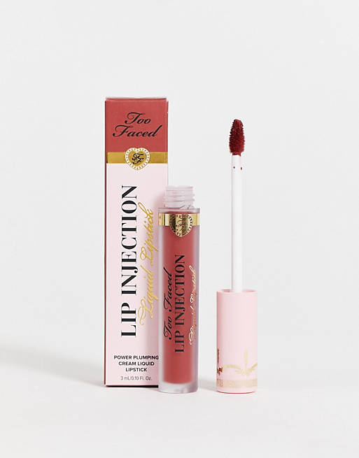 Too Faced Lip Injection Demi-Matte Liquid Lipstick - Large & In Charge