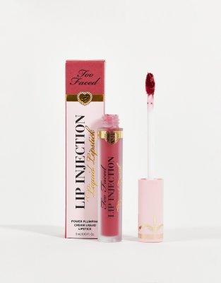 Too Faced - Lip Injection - Halbmatter, flüssiger Lippenstift ‑ Big Lip Energy-Rot