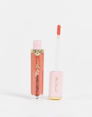 Too Faced - Lip Injection - Lipgloss für voluminöse Lippen - The Bigger The Hoops-Braun