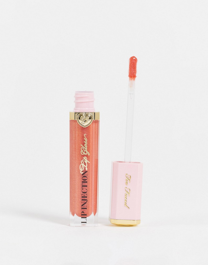 Too Faced Cosmetics Too Faced Lip Injection Power Plumping Lip Gloss - The Bigger The Hoops-Brown