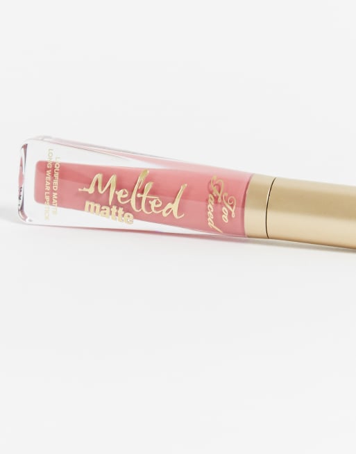 Too Faced Melted Matte Liquified Matte Long-Wear Lipstick - Bottomless |  Asos