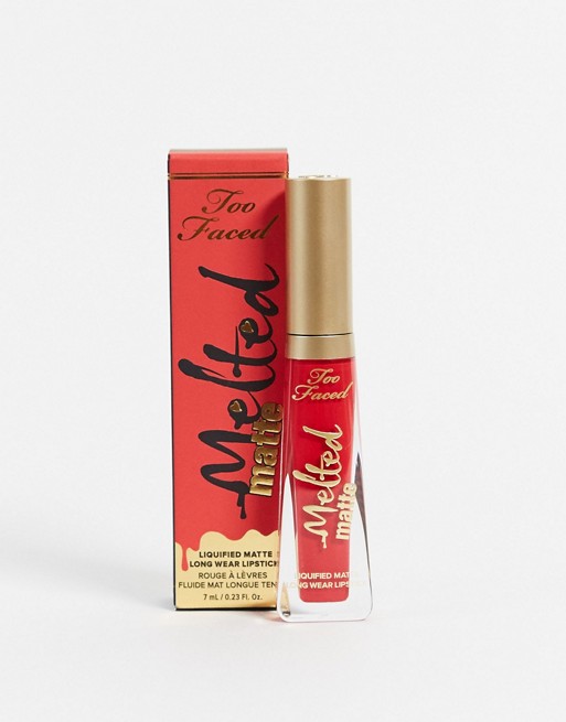 Too Faced Melted Matte Liquified Matte Long-Wear Lipstick - Hot Stuff
