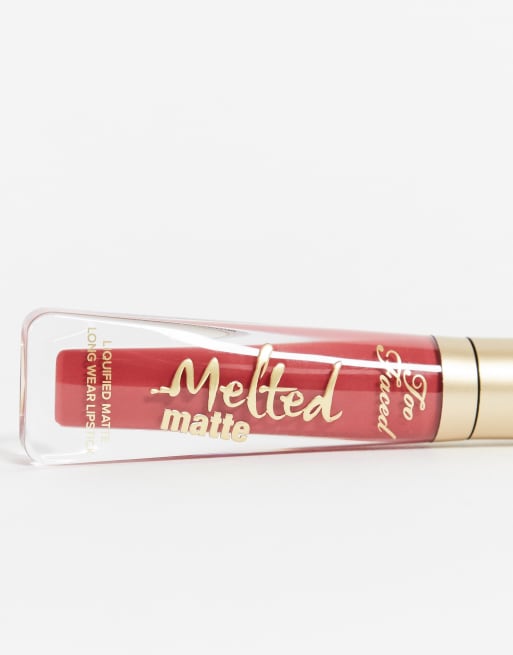 Too Faced Melted Matte Liquified Matte Long-Wear Lipstick - Strawberry Hill, 3 of 4