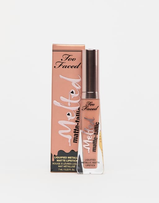 Too Faced Melted Matte-tallics Lipstick - Pillow Talk