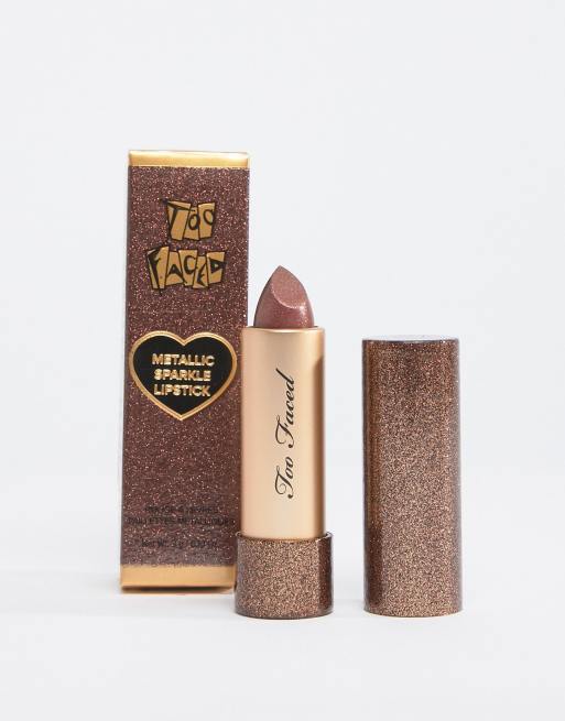 Too Faced Metallic Sparkle Lipstick - That Girl | ASOS