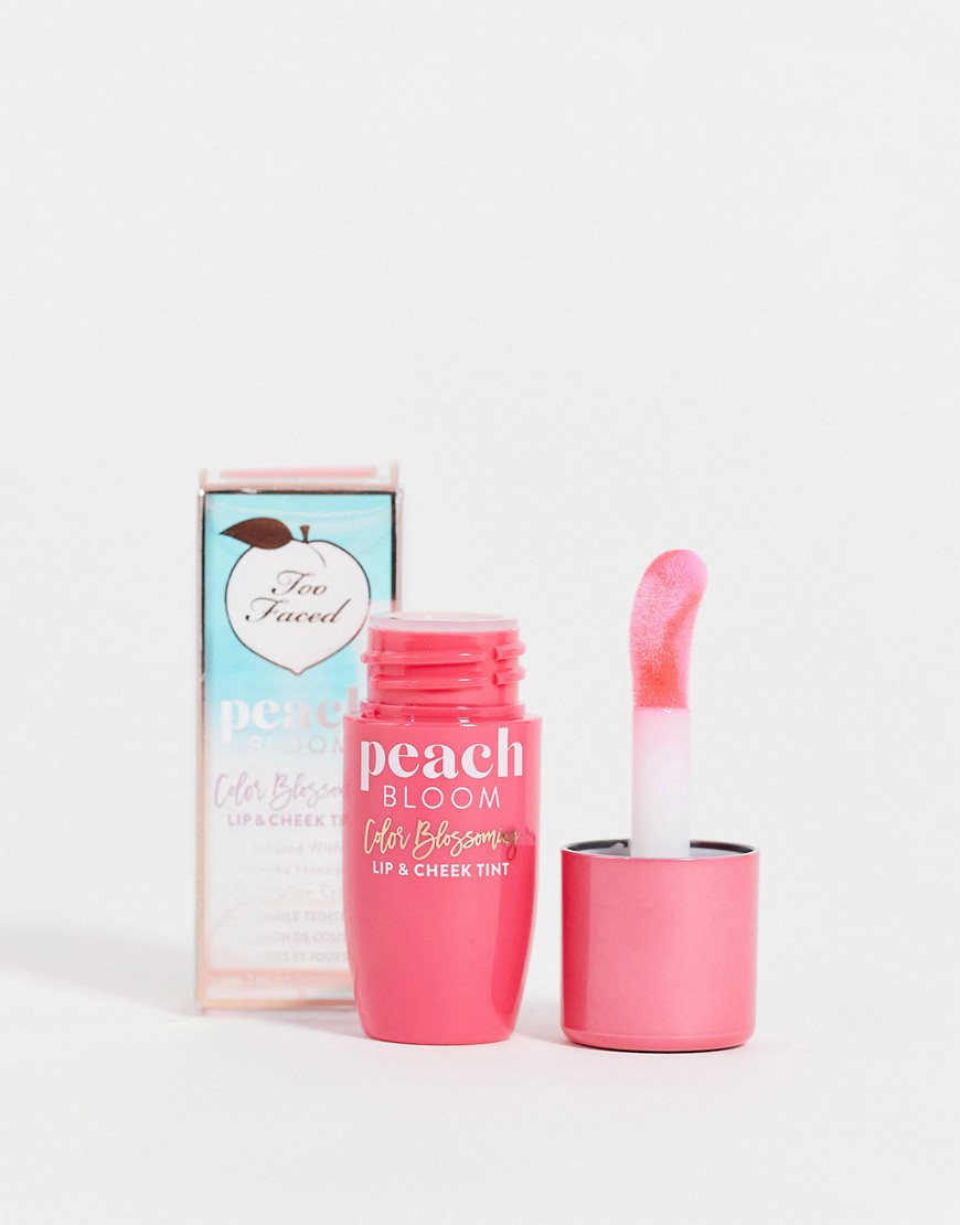 Too Faced Peach Bloom Lip & Cheek Tint - Peach Glow-Pink