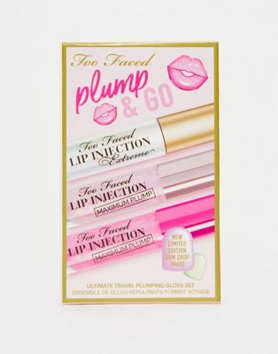 Too Faced Plump & Go - Limited Edition Lip Plumper Trio
