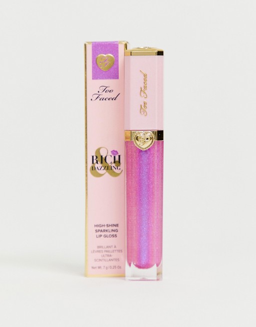 Too Faced Rich & Dazzling High-Shine Sparkling Lip Gloss - 401K