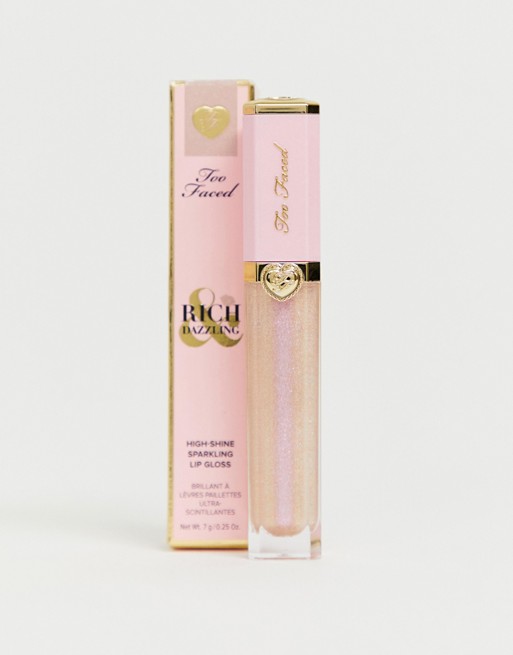 Too Faced Rich & Dazzling High-Shine Sparkling Lip Gloss - All The Stars
