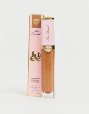Too Faced Rich & Dazzling High-Shine Sparkling Lip Gloss - Pretty Penny