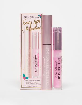 Too Faced - Sexy Lips & Lashes Limited Edition - Lippen- und Wimpernset-Bunt