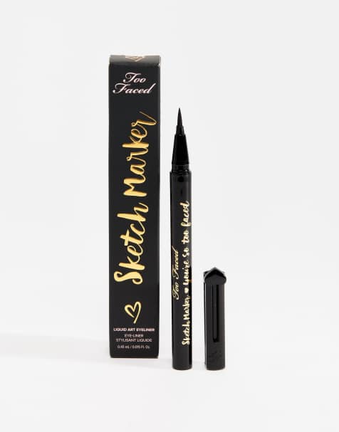 Too Faced – Sketch Marker Liquid Art – Flüssiger Eyeliner, Schwarz