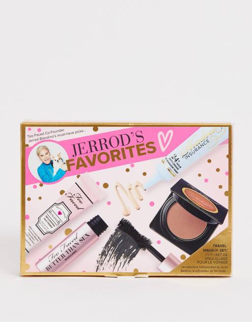 Too Faced X ASOS EXCLUSIVE Jerrod's Favourites: You've Got the Best of Me Travel Makeup Set