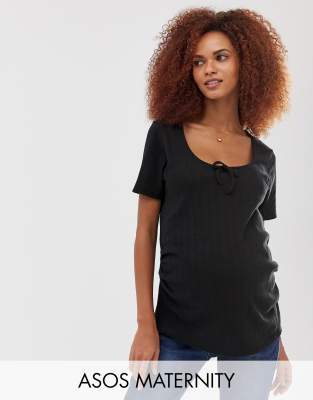 фото Топ asos design maternity-черный asos maternity