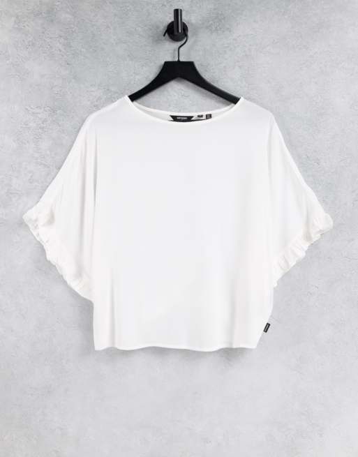 Top blanco de manga ancha Lola de Superdry