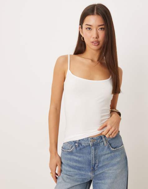 Top blanco de tirantes finos de Gina Tricot - view 1