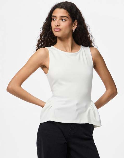 Top blanco leche de coco de Pieces - view 1