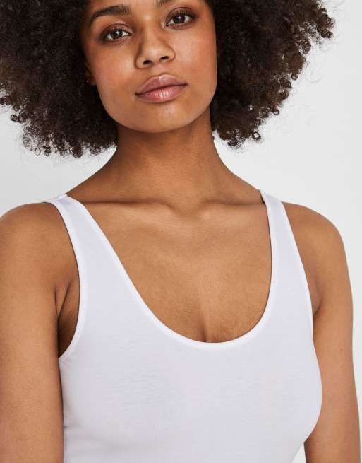 Top blanco luminoso de tirantes de Vero Moda, 4 de 7