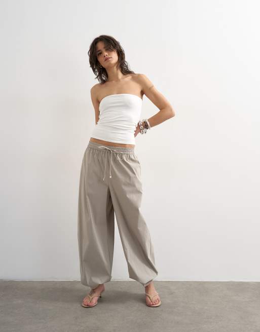 Top blanco palabra de honor de Topshop, 3 de 4