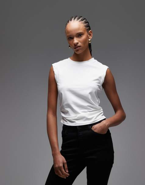 Top blanco sin mangas West de AllSaints - view 1