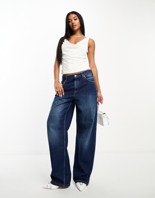 Top color crema de cuello desbocado de Abercrombie & Fitch, 4 de 4