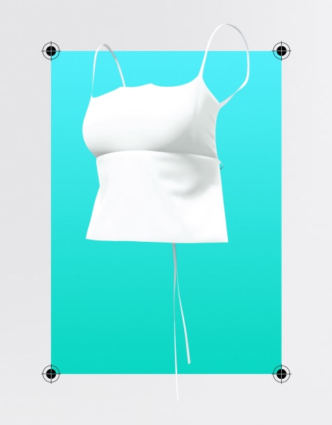 Top color piedra reversible de tirantes de ASOS DESIGN - view 1