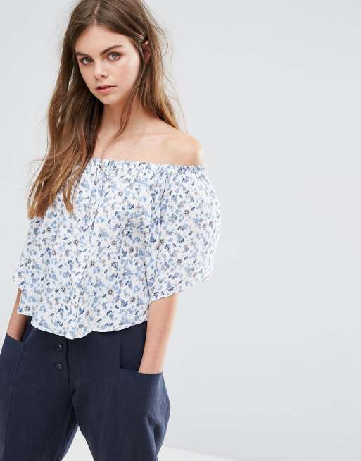 Top con estampado floral de Oeurve