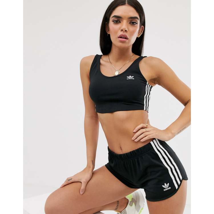 Adidas top corto on sale