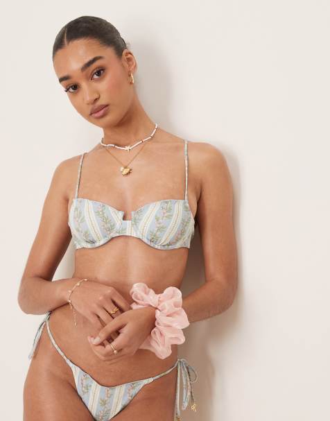 Top de bikini azul multicolor Milkshake de Wild Lovers - view 1