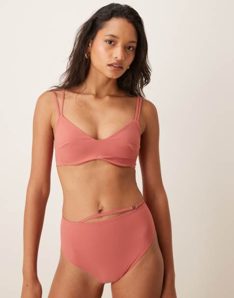 Top de bikini rosa estilo bralette Luxe de Calvin Klein - view 1