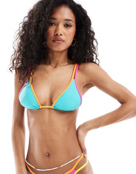 Top de bikini triangular con tiras dobles Confetti de Kulani Kinis x Lexi Hidalgo - view 1