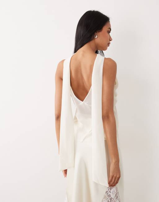 Top de tirantes con detalle de fular colgante de ASOS DESIGN, 3 de 4