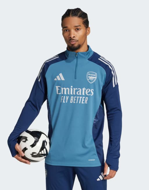 Top deportivo azul Blanch con diseño del Arsenal Tiro 25 Competition de adidas Performance