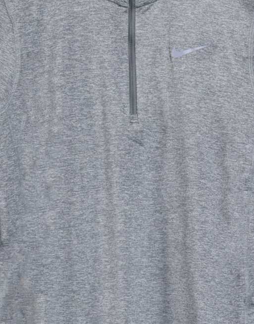 Top gris con media cremallera Element de Nike Running, 4 de 4