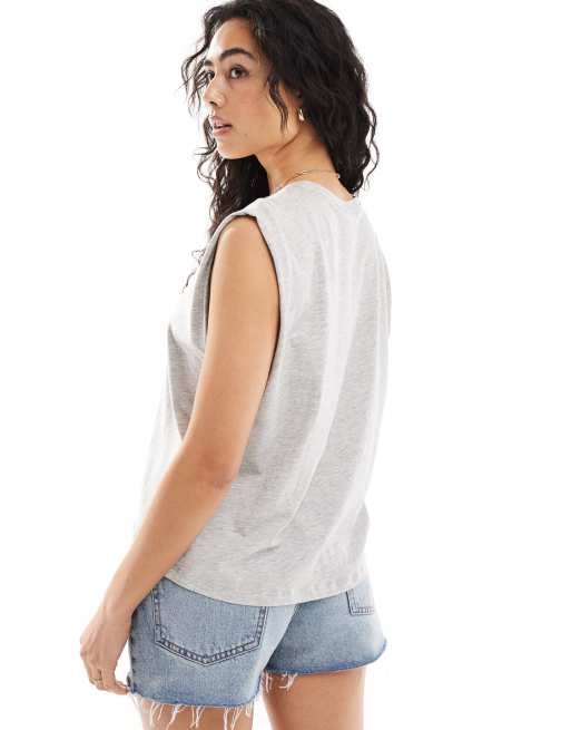 Top gris sin mangas de Vero Moda, 4 de 4