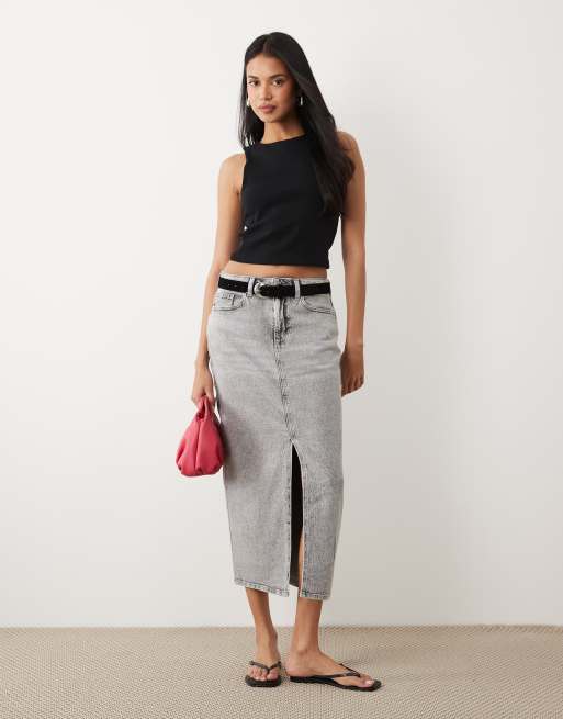 Top muy corto negro sin mangas con espalda de nadadora de algodón de punto compacto de ASOS DESIGN, 2 de 4