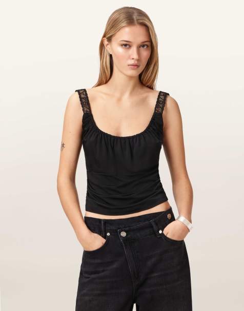 Top negro Celena de AllSaints - view 1