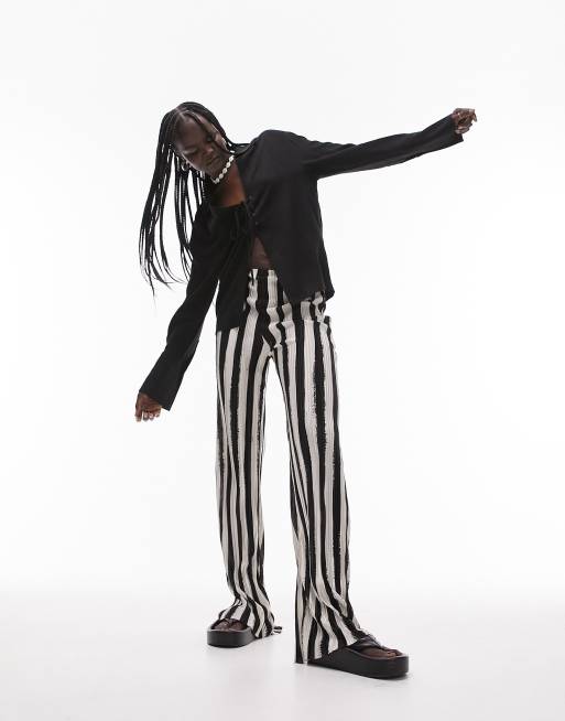Top negro de manga larga con cordones de Topshop (parte de un conjunto), 2 de 4