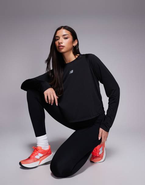 Top negro de manga larga Infinity Propel de New Balance - view 1