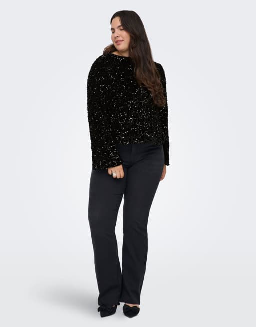 Top negro de ONLY Curve, 3 de 7