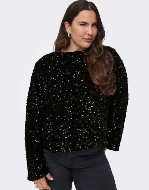 Top negro de ONLY Curve, 4 de 7