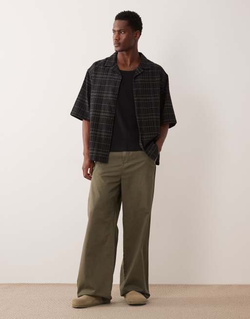 Top negro sin mangas de canalé premium de Abercrombie & Fitch, 2 de 5