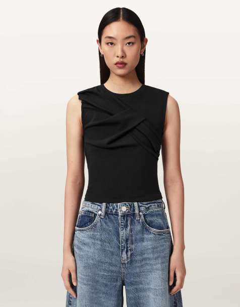 Top negro sin mangas Nella de AllSaints - view 1