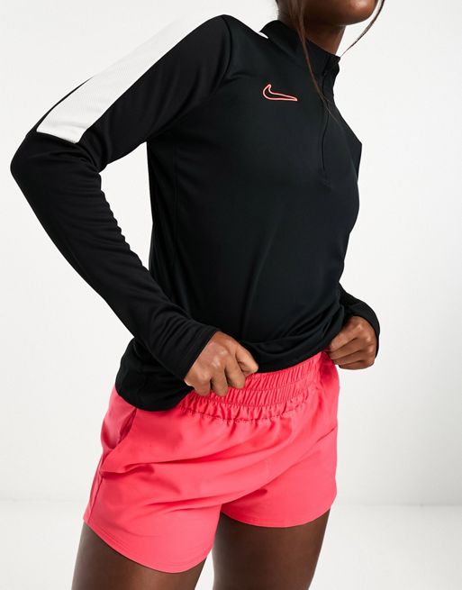 Nike Performance ACADEMY 23 BRANDED UNISEX - Pantalón corto de deporte -  black/white/negro 