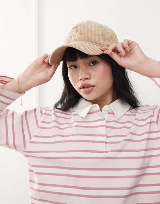 Top rosa a rayas de manga larga y estilo rugby de Miss Selfridge, 3 de 4