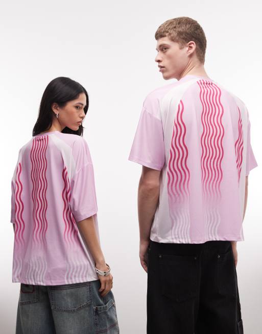 Top rosa de estilo fútbol de COLLUSION Unisex, 4 de 4